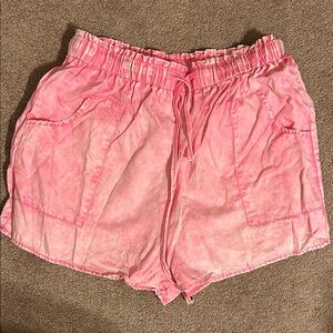 Hot pink faded Women's Shorts